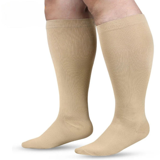Chaussettes de Compression | Gros molet | classe 3 | Beige