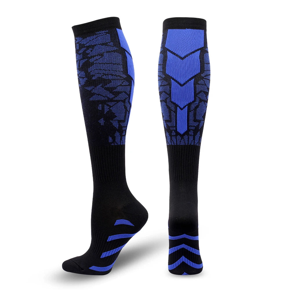 Chaussette de Compression | Sport | Classe 2 | Bleu