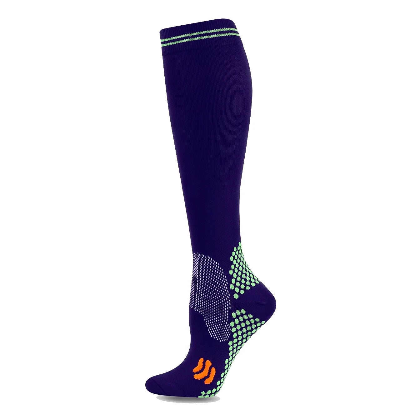 Chaussette de Compression | Sport | Classe 3 | Bleu Foncé