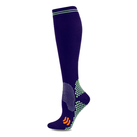 Chaussettes de Compression | Sport | Classe 3 | Bleu Foncé