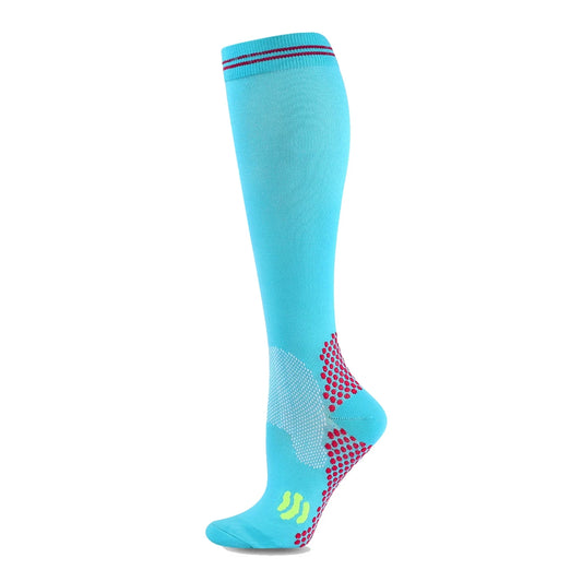 Chaussettes de Compression | Sport | Classe 3 | Bleu Turquoise